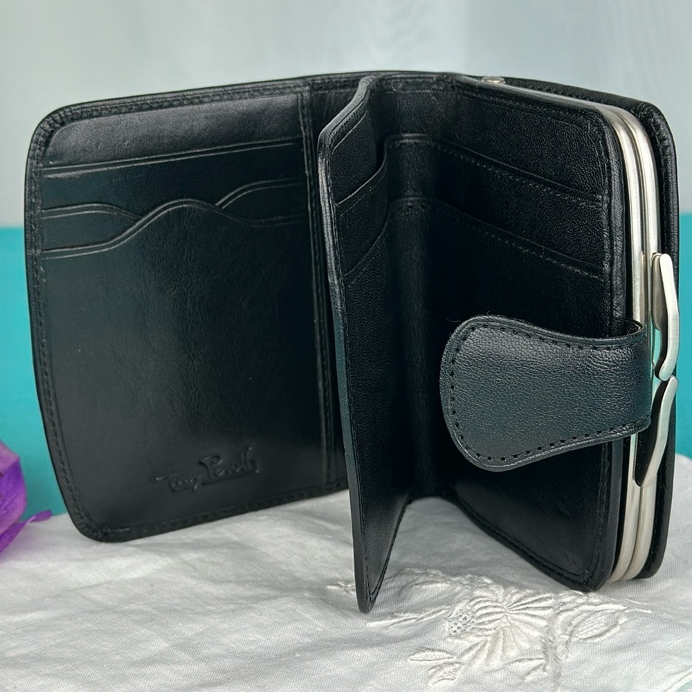 Tony Perotti | Leather Expandable CC Wallet & Coin Purse w/ID Window NWOT